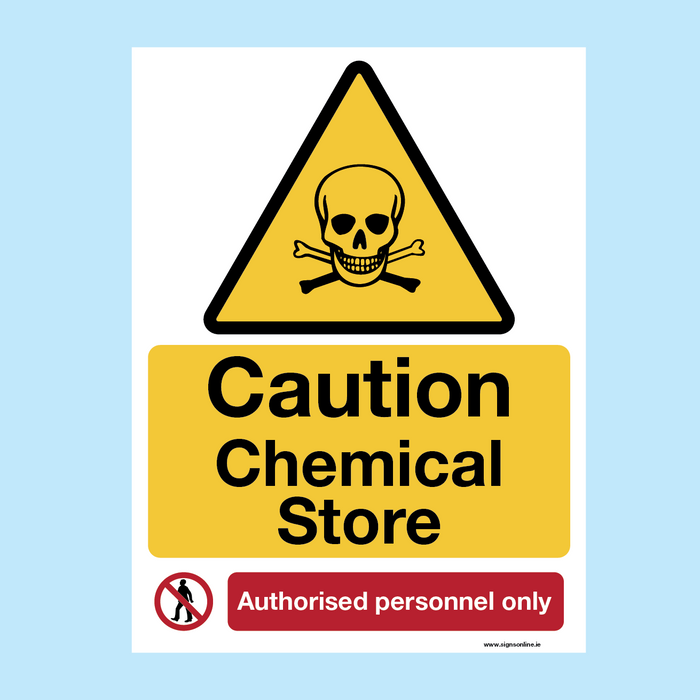 Chemical Store Authorised Personnel Only