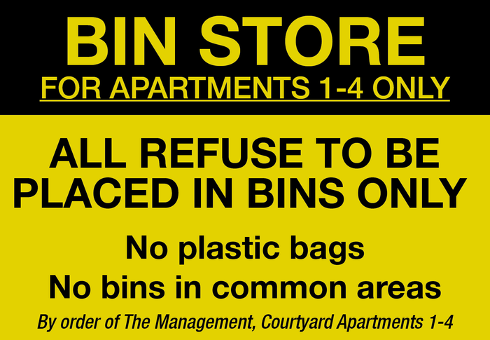 Courtyard Bin Store