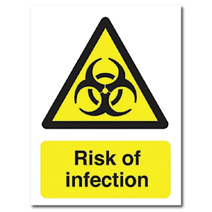 Risk of Infection Sign for sale at www.signsonline.ie