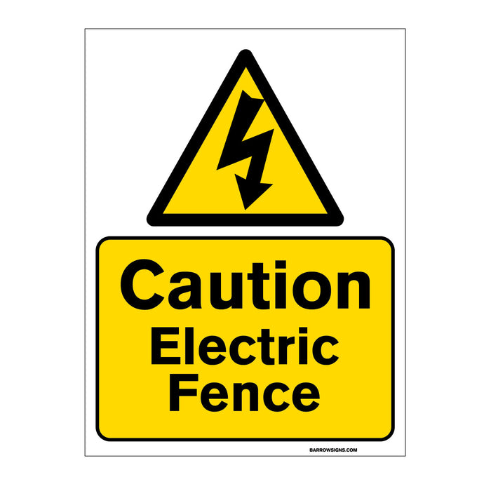 Caution - Electric Fence